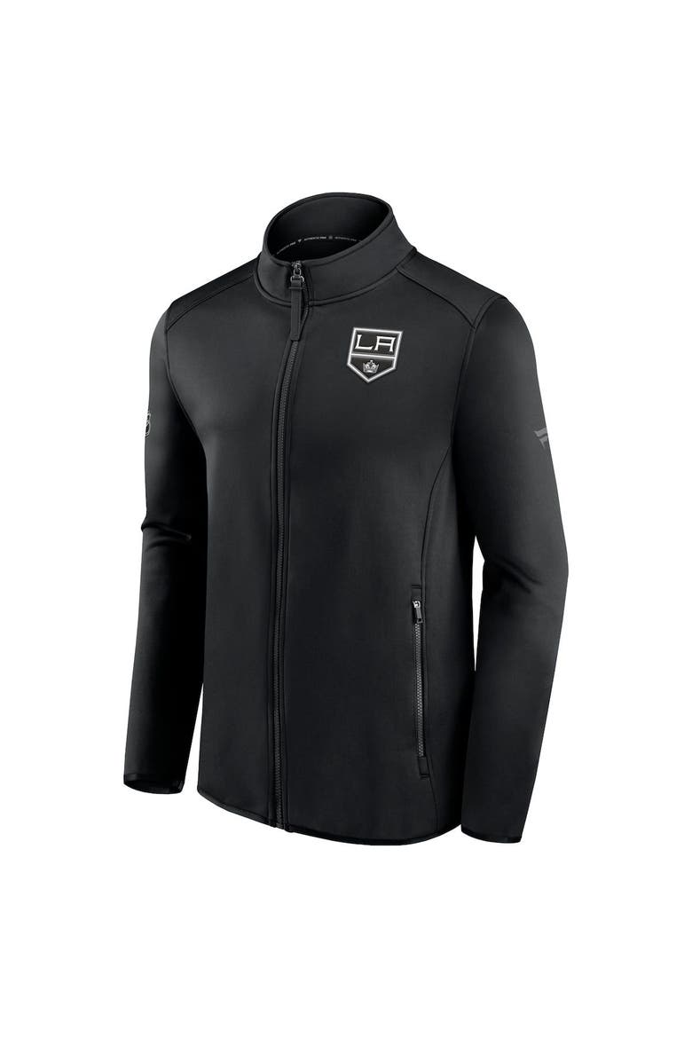 Men's Fanatics Branded Black Los Angeles Kings Authentic Pro Rink Fleece Full-Zip Jacket, Alternate, color, Black