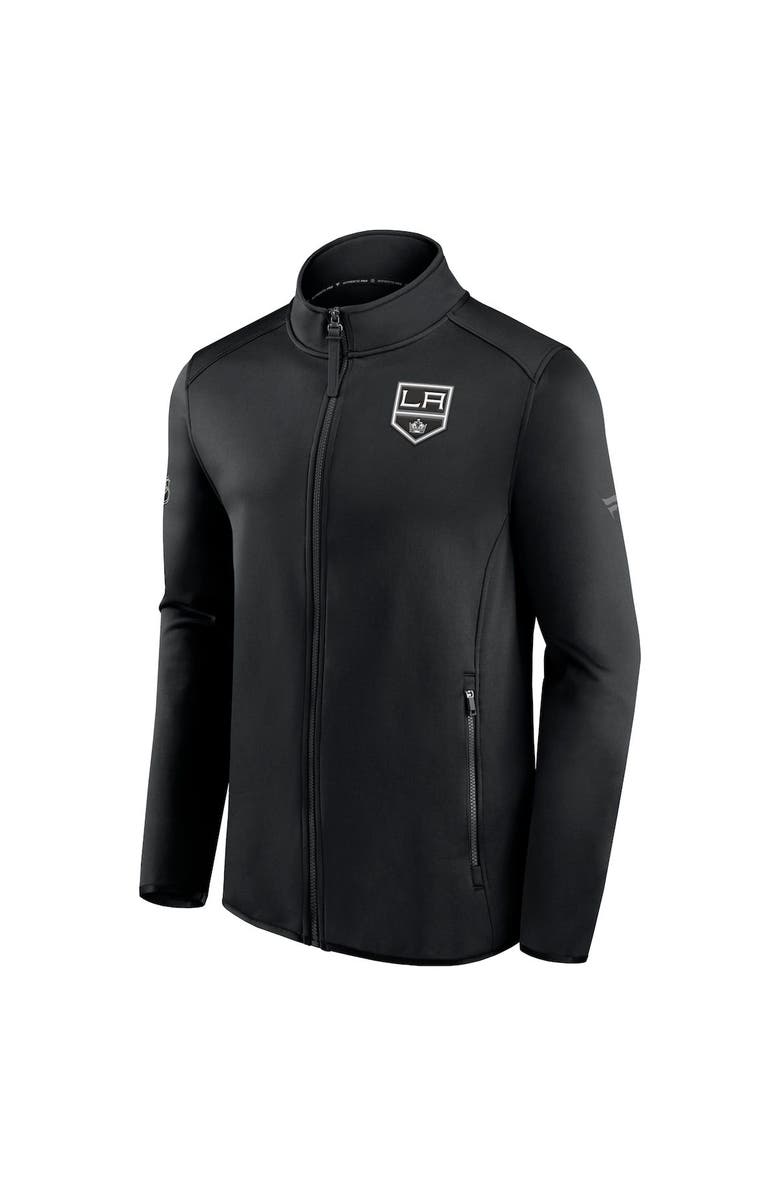 FANATICS Men's Fanatics Branded Black Los Angeles Kings Authentic Pro Rink Fleece Full-Zip Jacket, Alternate, color,