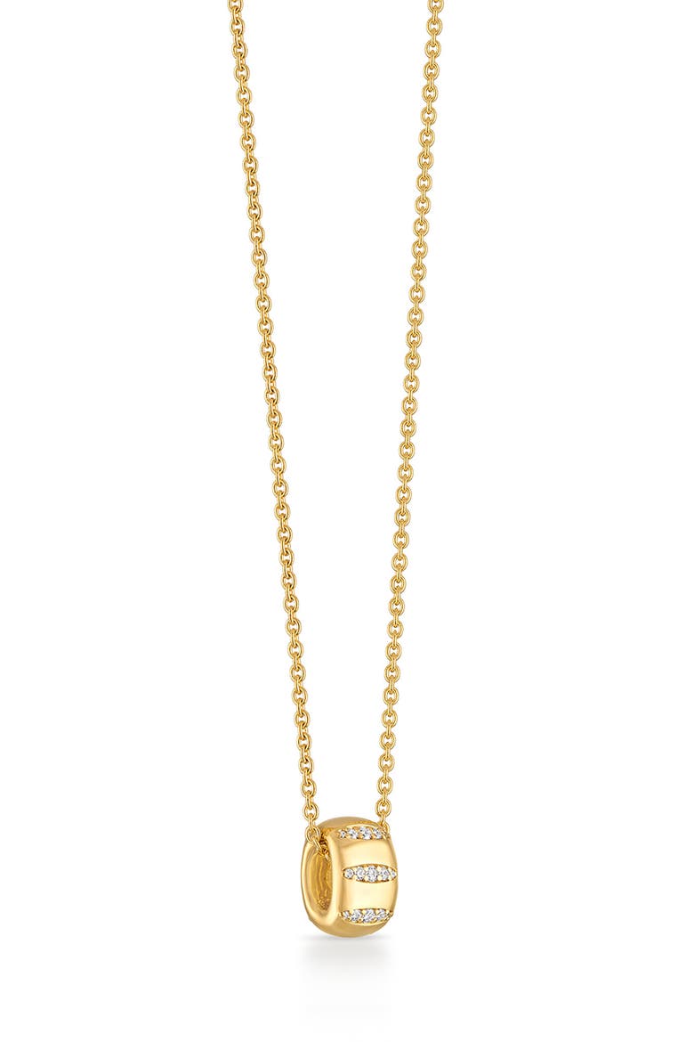 Veda Diamond Ring Necklace, Alternate, color, YELLOW GOLD