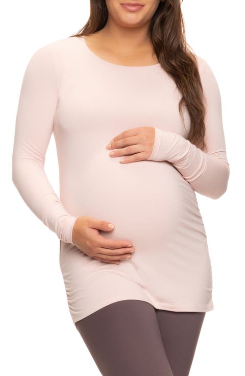 Stretch Cotton & Modal Maternity T-Shirt