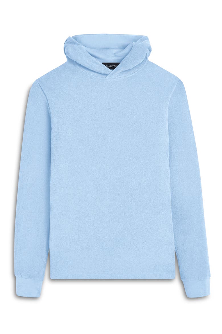Cotton French Terry Hoodie, Alternate, color, SKY