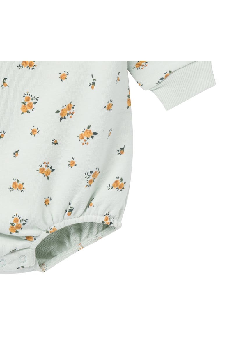 Modern Moments<sup
™</sup
 by Gerber Long Sleeve Bubble Romper with Accent Pocket, Alternate, color, Fall Roses