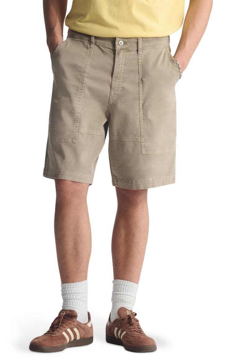 Stretch Cotton Cargo Shorts, Main, color, WINTER TWIG