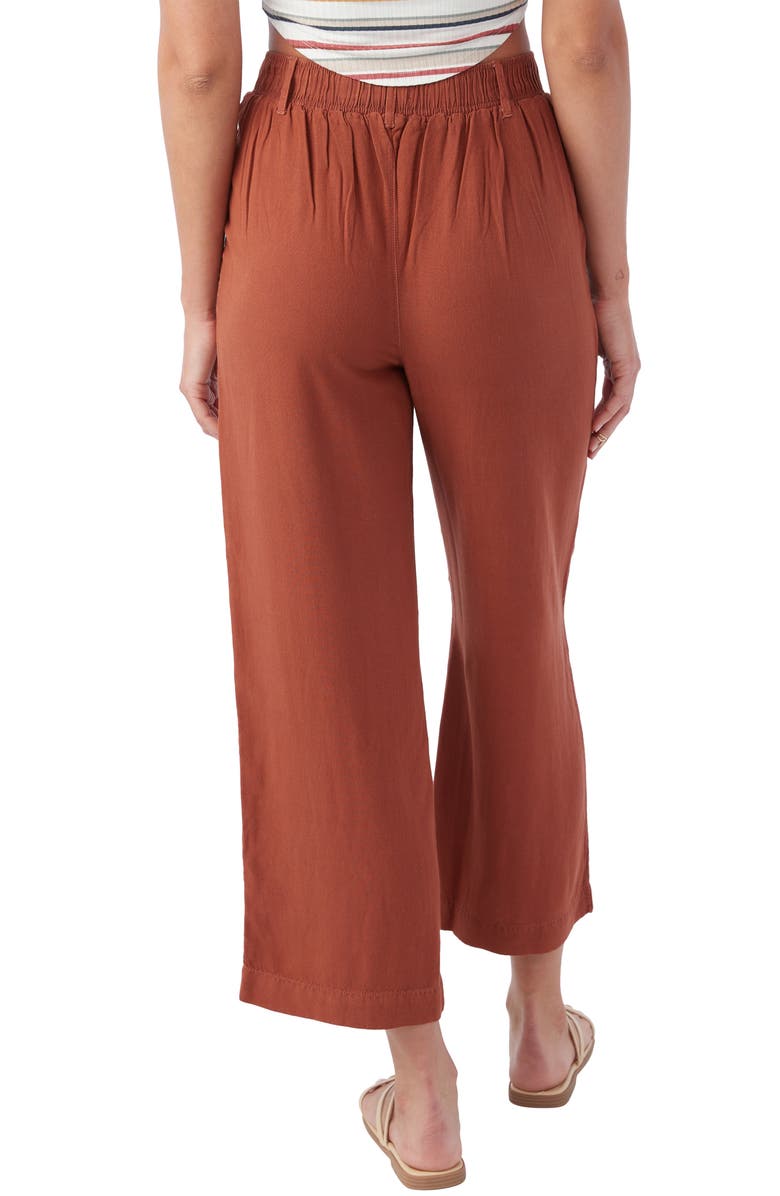 O'Neill Rowan Wide Leg Crop Pants, Alternate, color, 