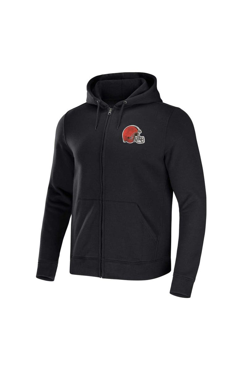 NFL X DARIUS RUCKER Men's NFL x Darius Rucker Collection by Fanatics Black Cleveland Browns Rocker Full-Zip Hoodie, Alternate, color, Black