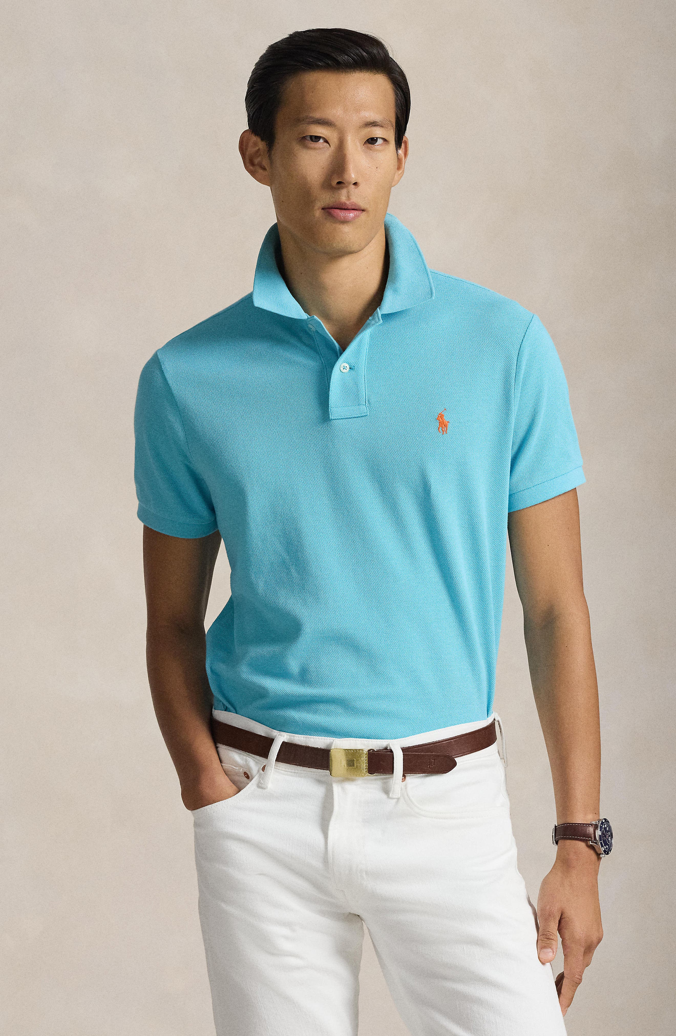 The Iconic Cotton Mesh Polo - image 2