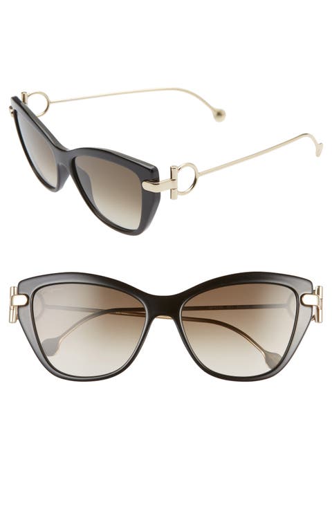 55mm Cat Eye Sunglasses