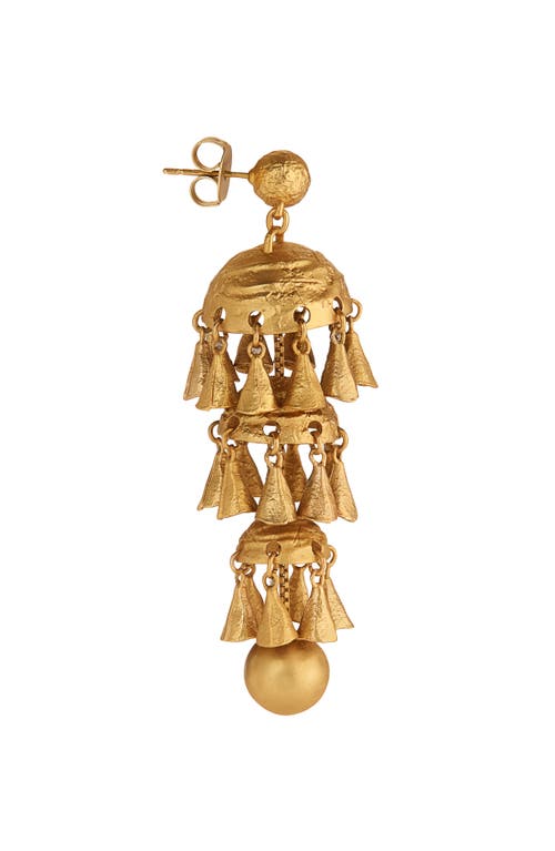 Zimmermann Whimsy Chandeliers 14kt Gold-plated Drop Earrings In Gold