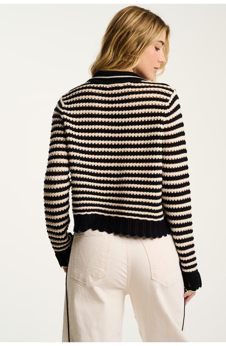 Lisa Todd Bright Idea Cotton Cardigan, Alternate, color, Black