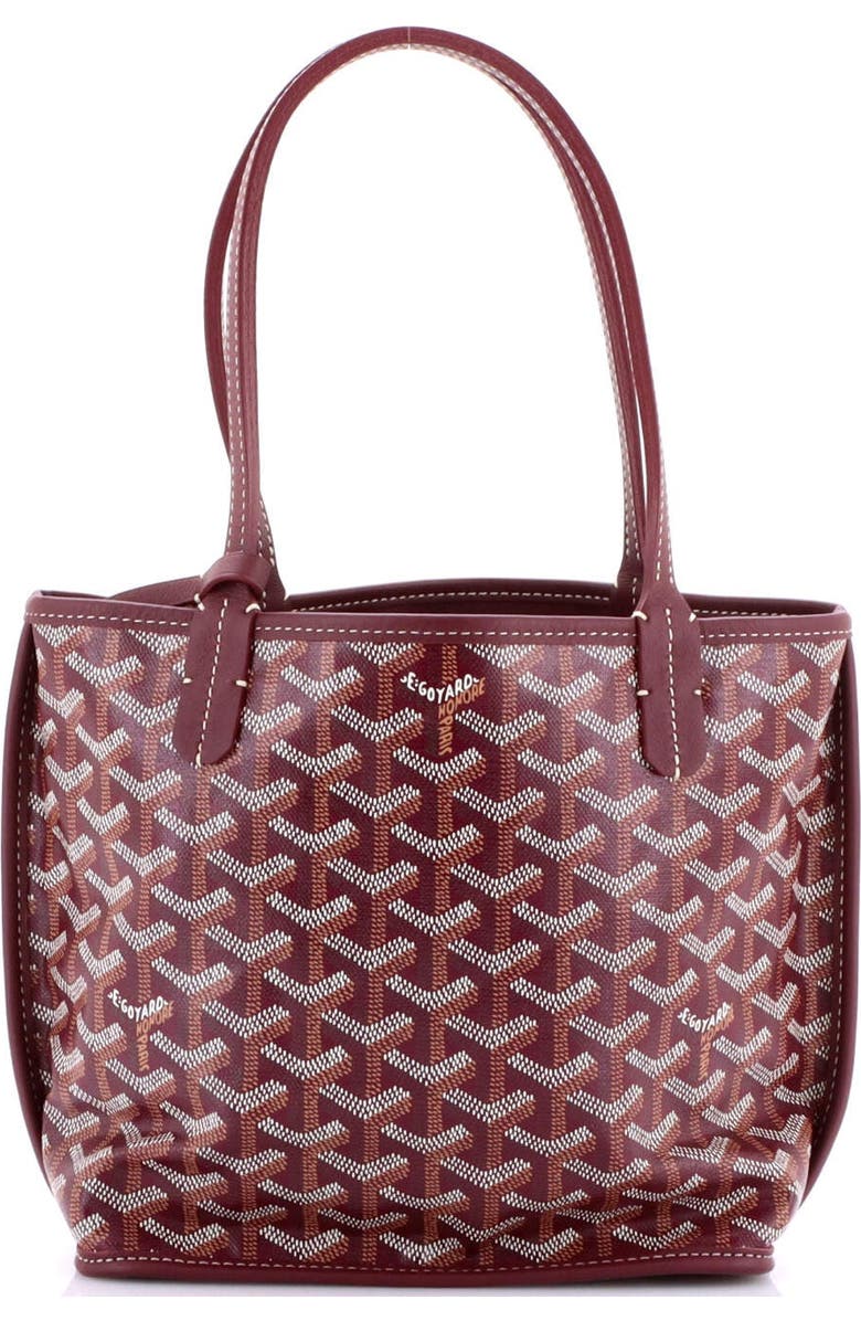 Pre-Owned Goyard Anjou Reversible Tote Coated Canvas Mini, Alternate, color,