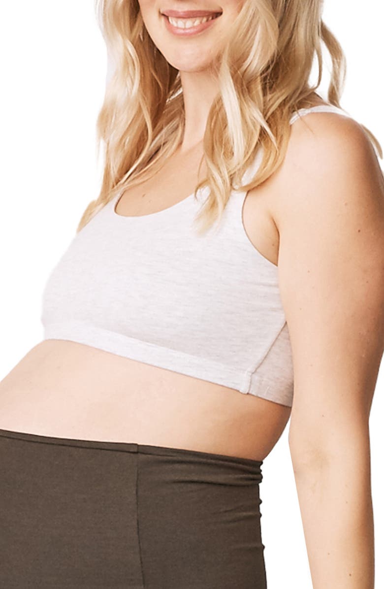 Angel Maternity Sleeping Maternity Crop Top, Alternate, color, 