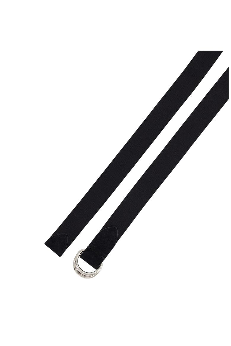 D-Ring Webbing Belt, Alternate, color, BLACK