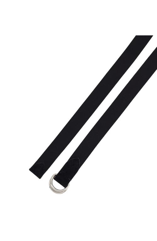 Vince D-ring Webbing Belt In Black