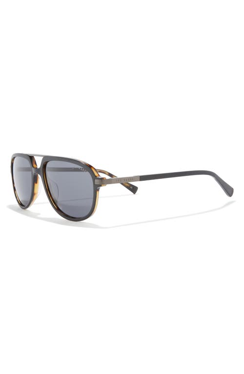 TED BAKER TED BAKER LONDON 59MM FULL RIM POLARIZED AVIATOR SUNGLASSES