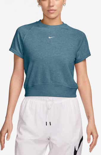 Nike Sportswear Chill Crop Cotton Blend French Terry Top