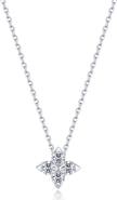 Lafonn Trillium Bud Simulated Diamond Pendant Necklace