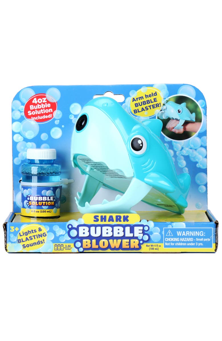 Kid Galaxy Motorized Handheld Shark Bubble Blower, Main, color, Multicolored