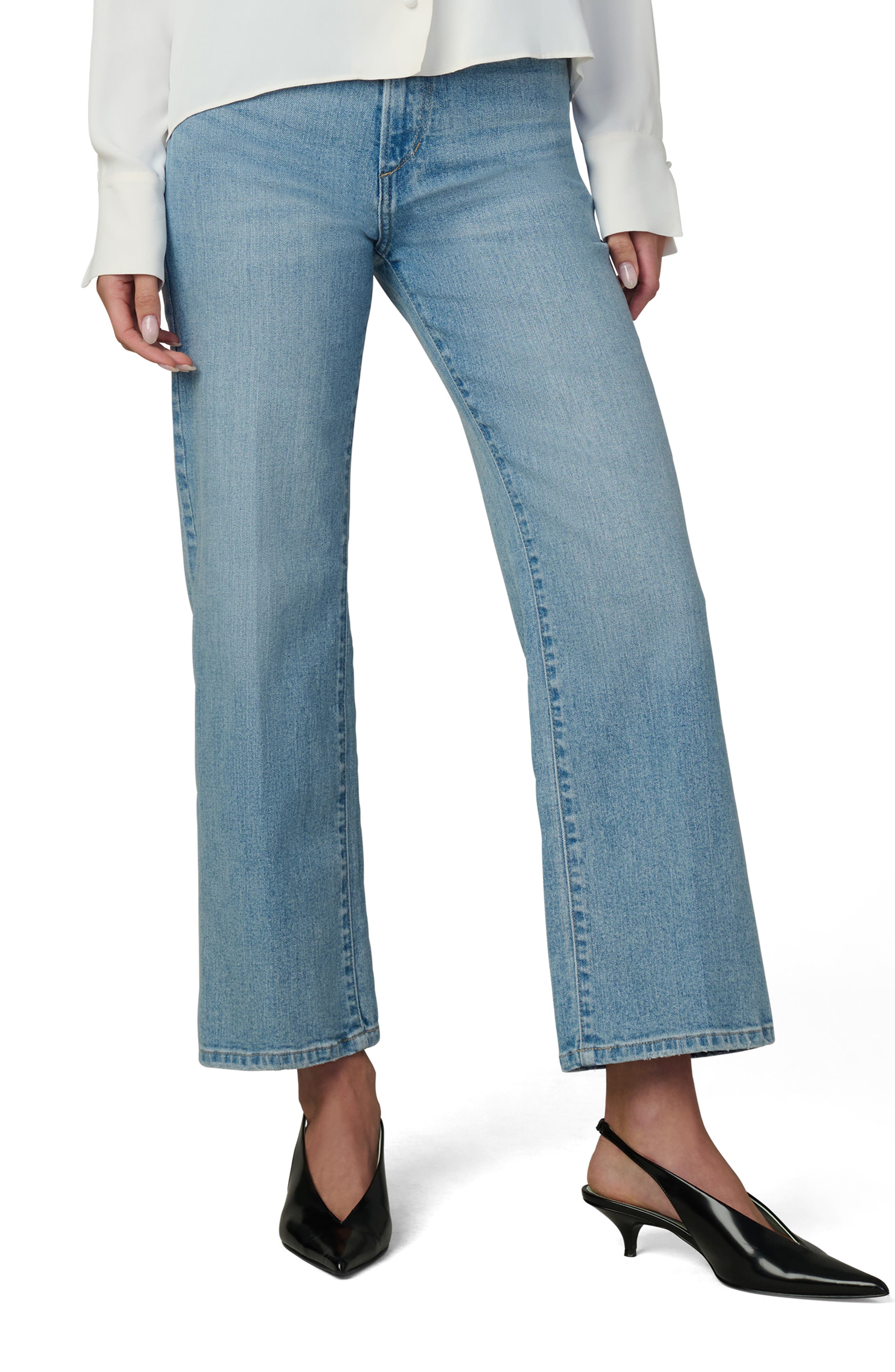 The Blake High Waist Crop Wide Leg Jeans