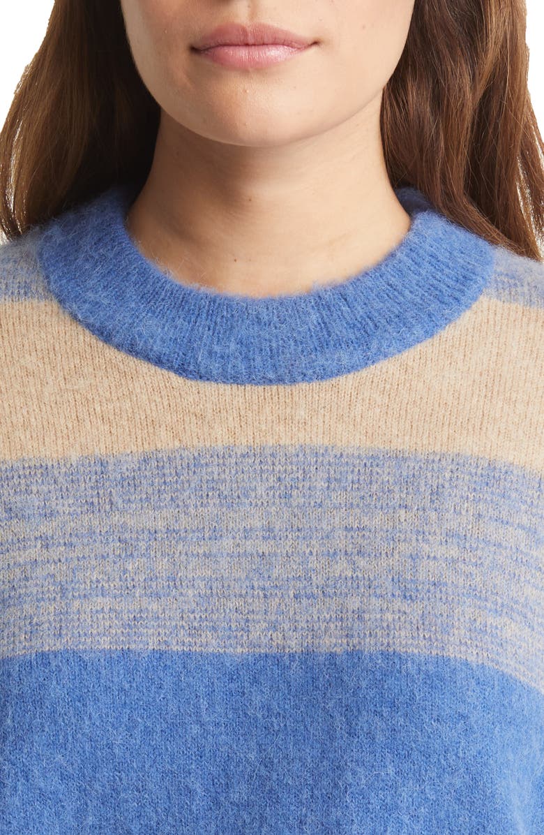 Madewell Otis Space Dye Pullover Sweater, Alternate, color, 