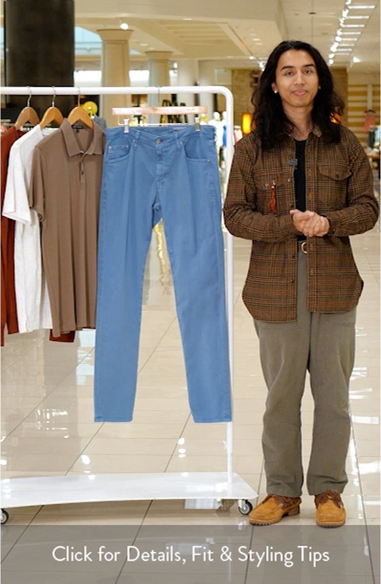 Tellis Stretch Sateen Modern Slim Pants, sales video thumbnail