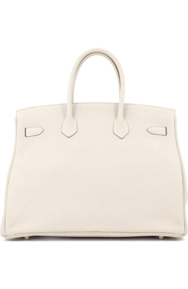 Pre-Owned Hermes Birkin Handbag Light Togo with Palladium Hardware 35, Alternate, color, Beton