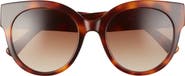 Longchamp 53mm Gradient Round Sunglasses