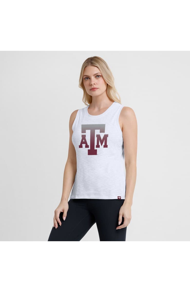 FANATICS Women's Fanatics White Texas A&M Aggies Activate Slub Tank Top, Alternate, color, White