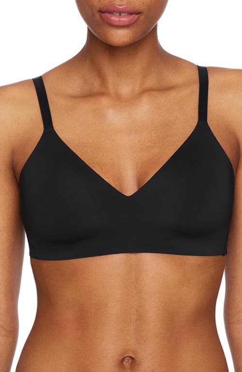 Thirdlove All Day Lace Wireless Memory Foam Bra In Black