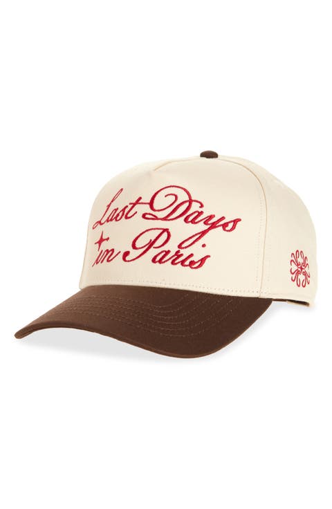 Last Days in Paris Baseball Cap