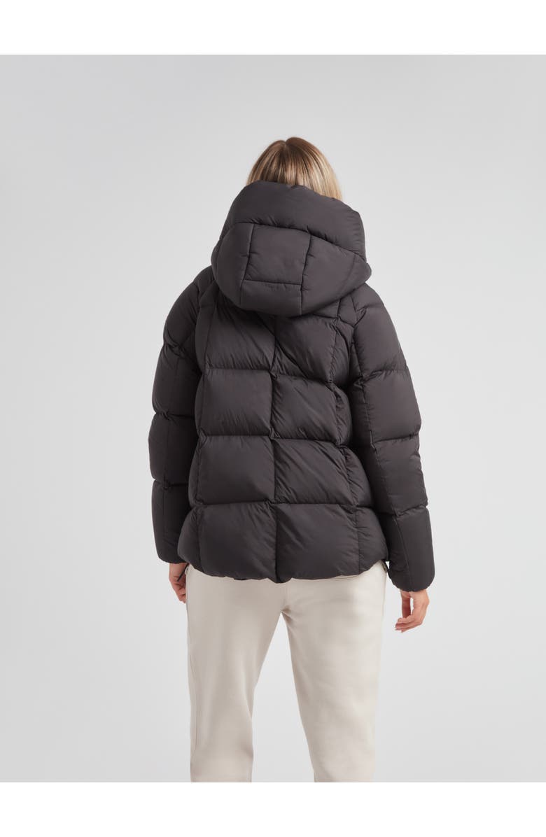 JACK1T Cloud Prime Hooded Down Jacket, Alternate, color, Black/Stone