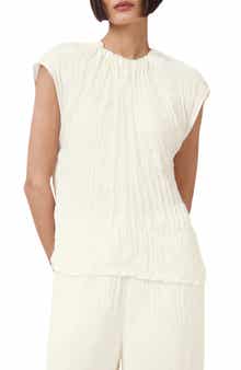AllSaints Trisha Crinkle Texture Top