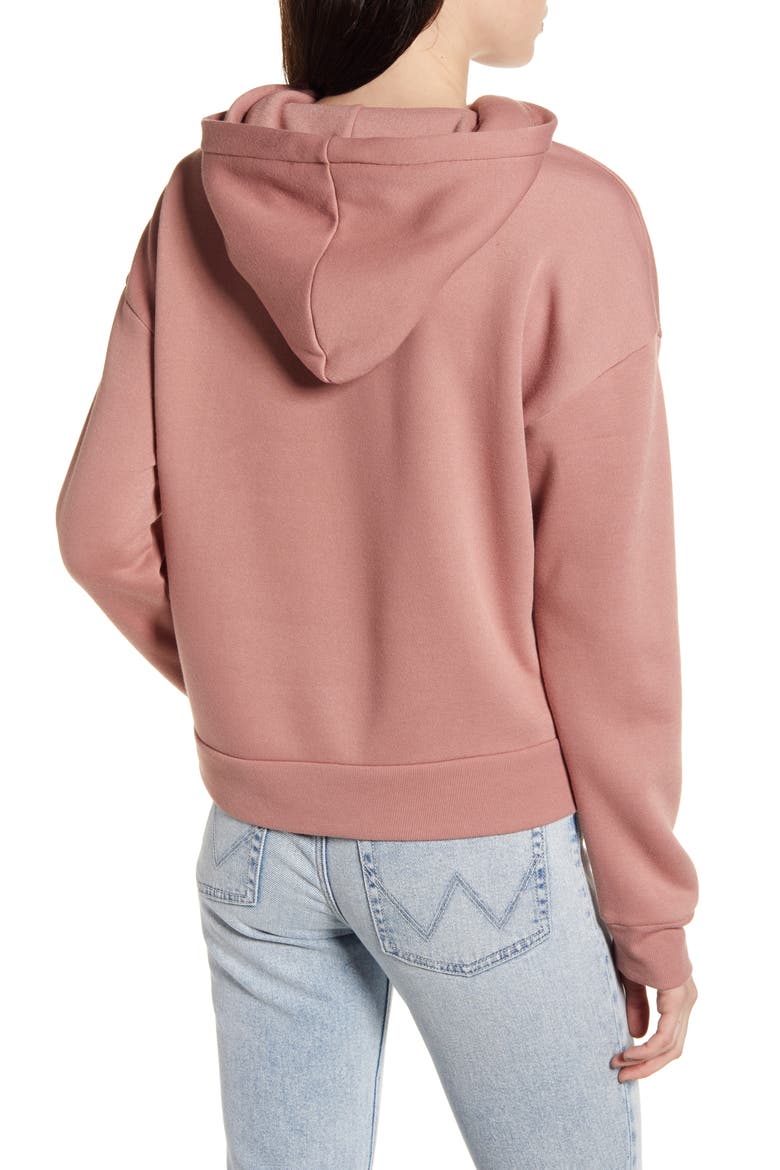 Hoodie Sweatshirt, Alternate, color, TAN BURLWOOD