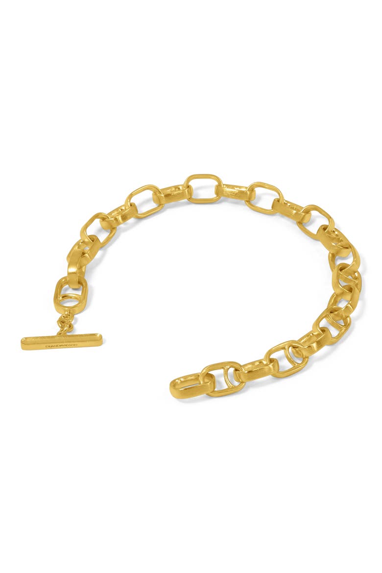 Manhattan Chain Bracelet, Alternate, color, GOLD
