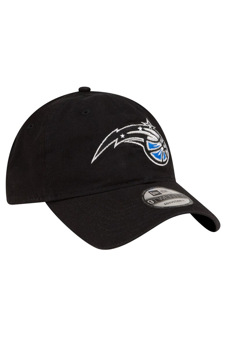 Men's New Era Black Orlando Magic Team 2.0 9TWENTY Adjustable Hat, Alternate, color, Black