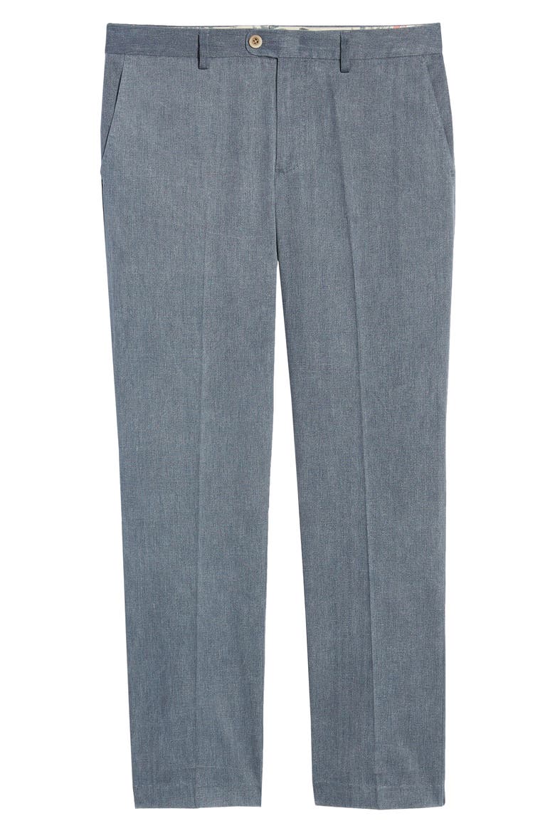 Havana Herringbone Authentic Silk Blend Straight Leg Pants, Alternate, color, KHAKI SANDS