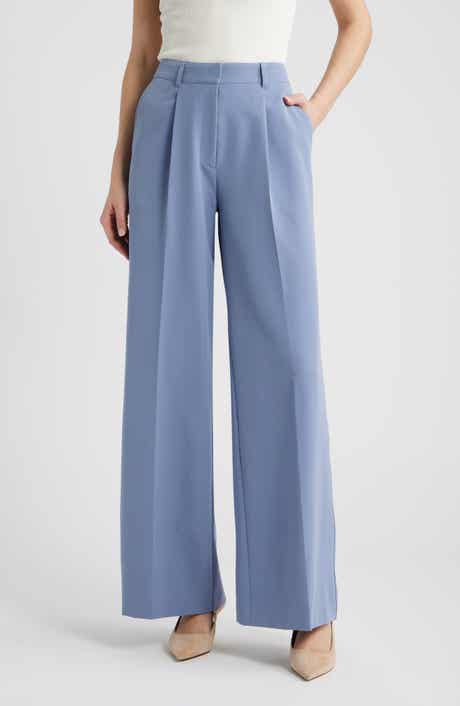 BOSS Tiwi High Waist Straight Leg Pants