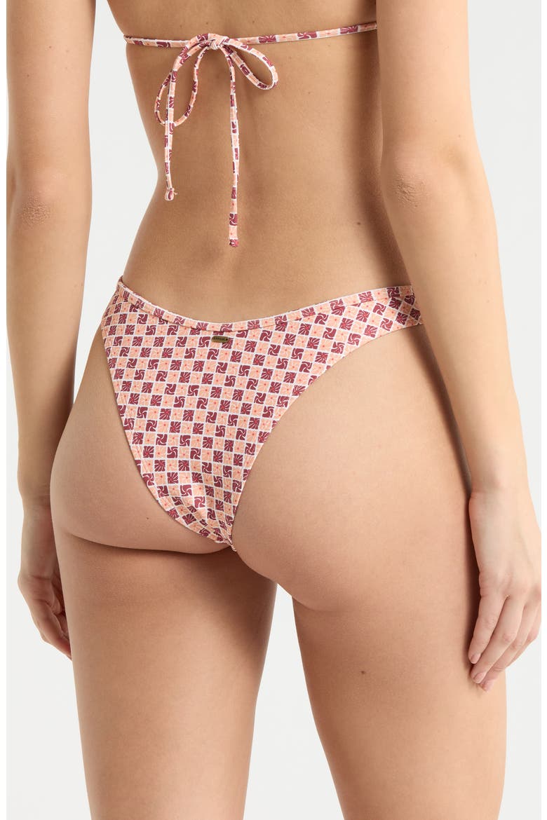 Classic Surf High Leg Bikini Bottoms, Alternate, color, MULTI COLOR