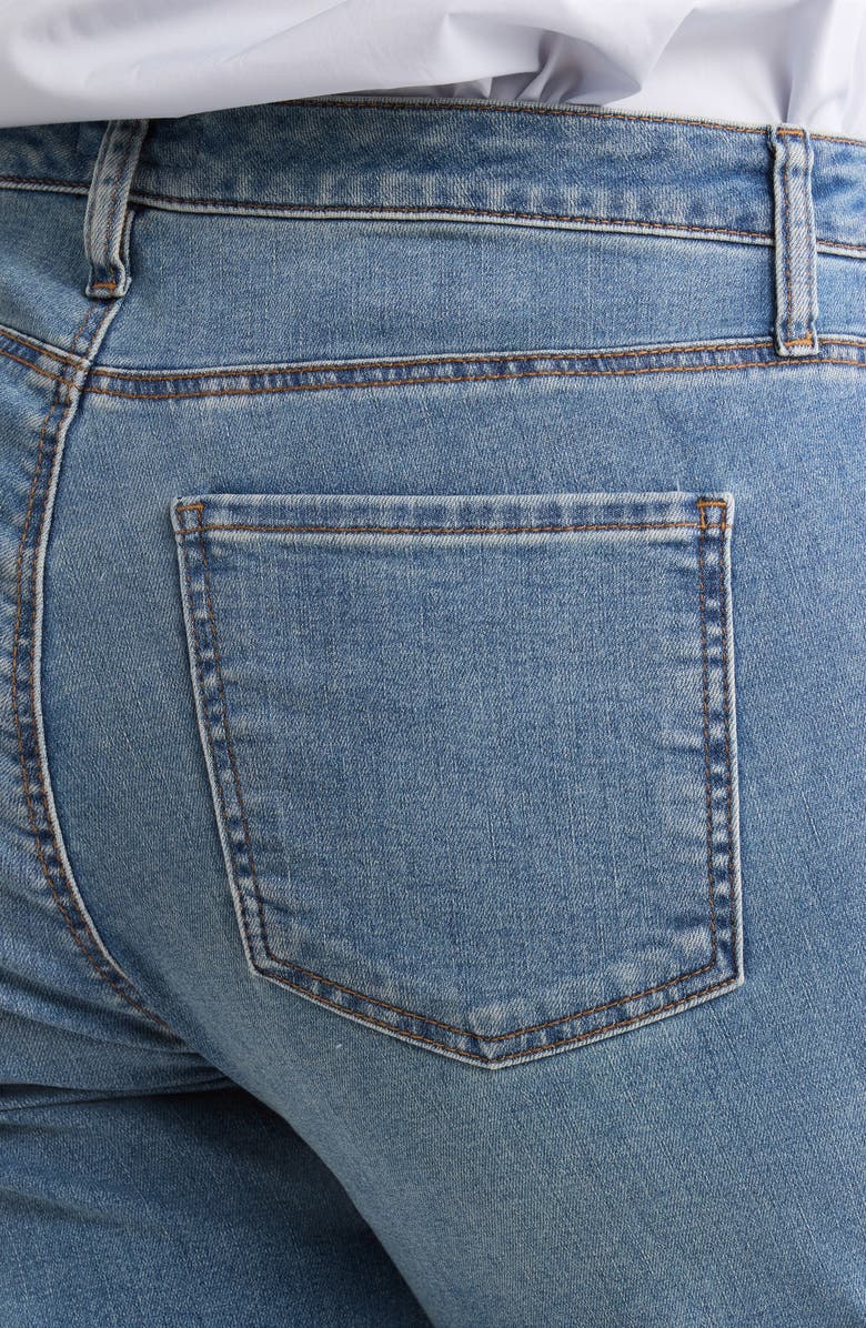 KUT from the Kloth Kelsey Seamed High Waist Ankle Flare Jeans, Alternate, color, Articulated