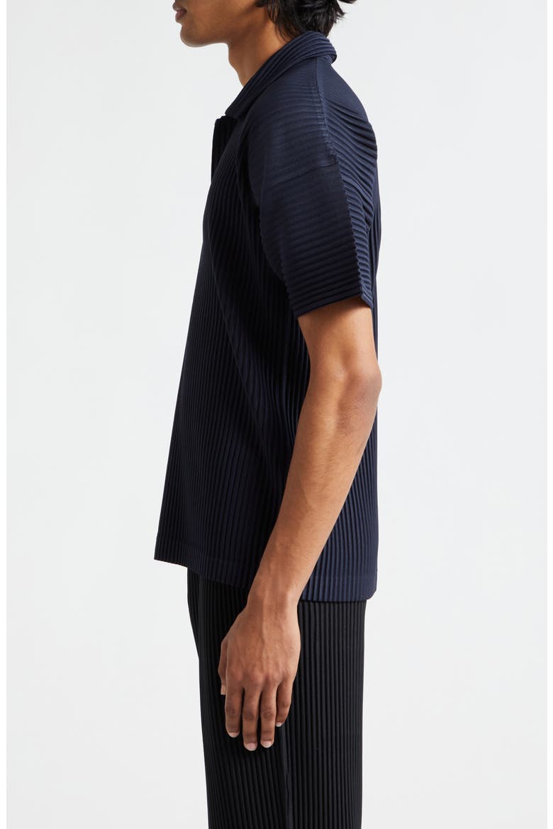 Homme Plissé Issey Miyake Basics Pleated Polo (Men) | Nordstrom
