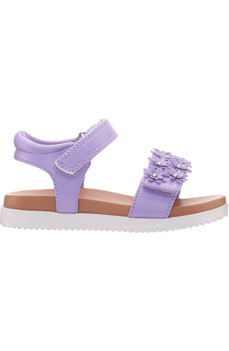 Nina Kids' Neriah Sandal, Alternate, color, Purple Plzd/Glitter