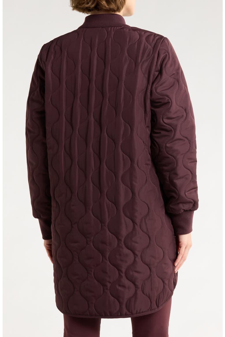 Longline Quilted Jacket (Women) | Nordstromrack