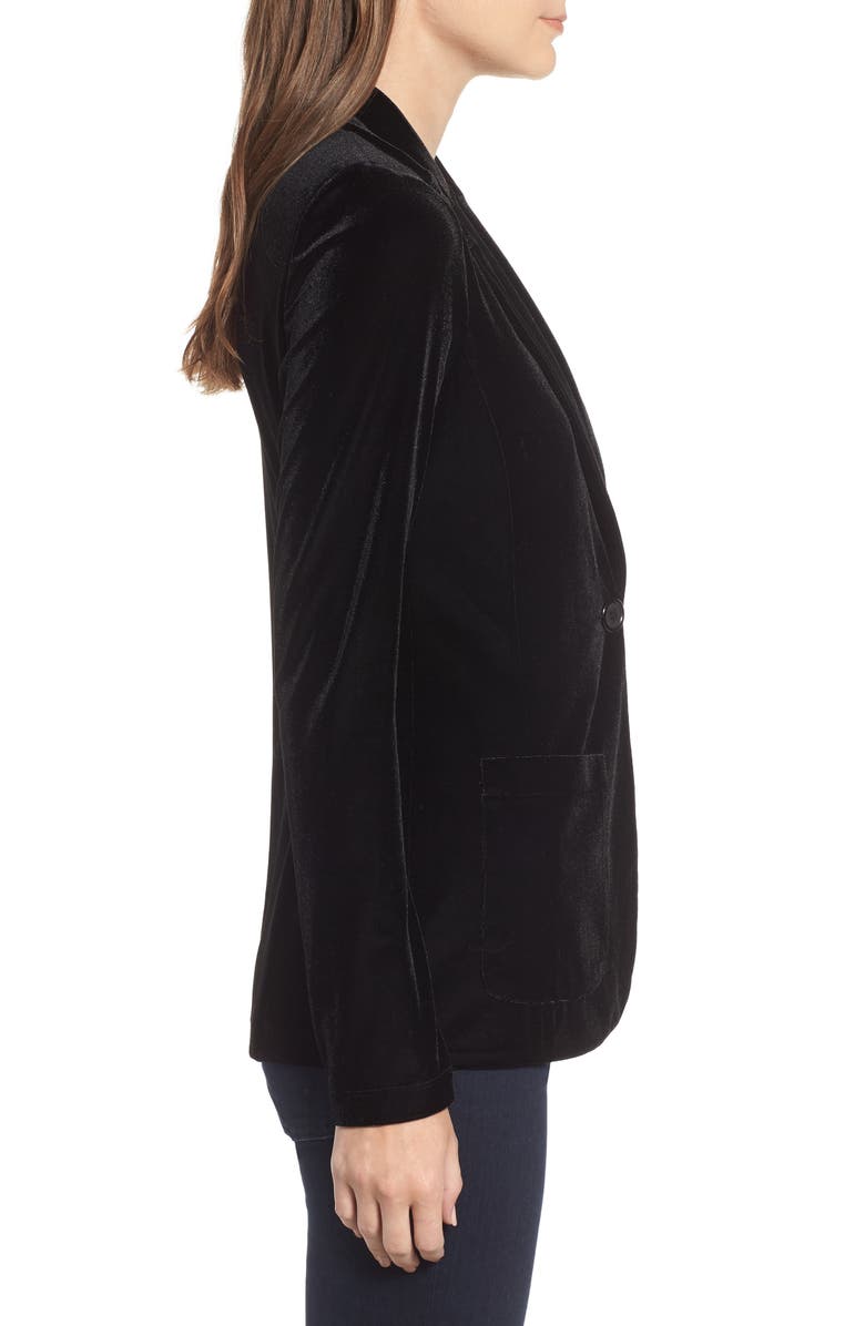 Bailey 44 Blackjack Velvet Blazer, Alternate, color,