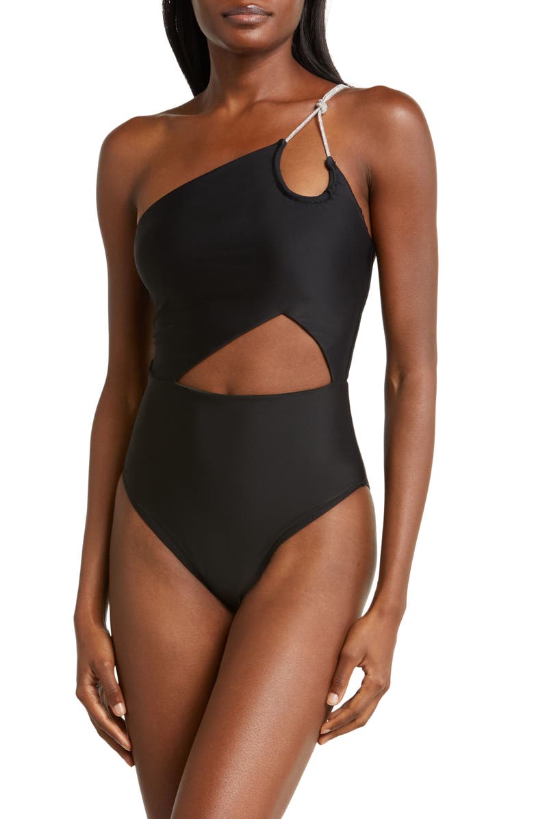 Ramy Brook India One-Shoulder One-Piece Swimsuit, Main, color, 