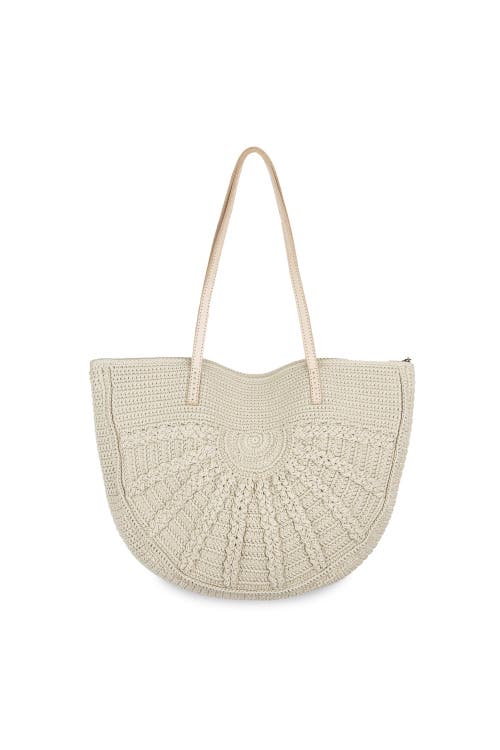 The Sak Faye Tote Bag In Ecru Sunbeam