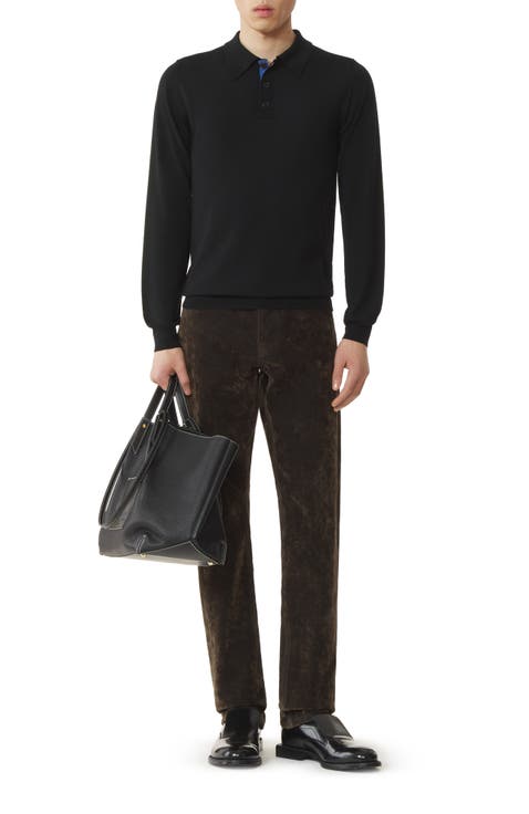 Classic Polo Shirt In Merino Wool