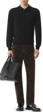 Lanvin Classic Polo Shirt In Merino Wool
