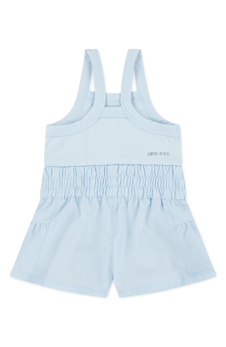 Nike Sunny Swoosh Romper, Alternate, color, Glacier Blue