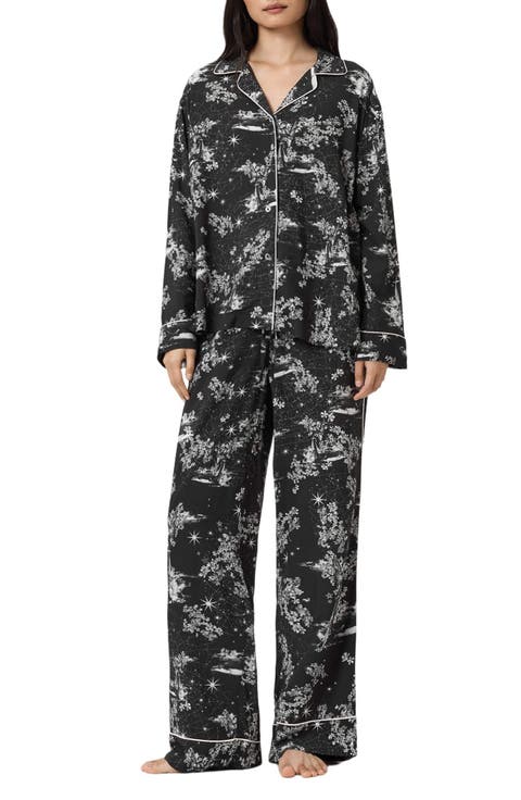Maude Contrast Piping Pajamas