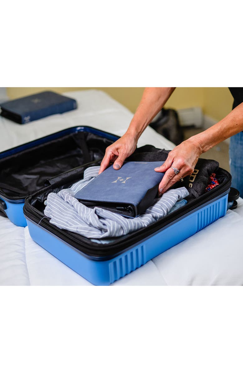 Hibana Jewelry Storage Travel Edition Steel Blue Zipper Binder,For 20Pcs, Alternate, color, 