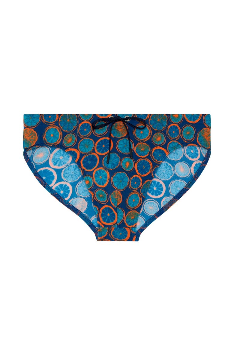 Trapani Swim Mini Briefs, Main, color, Navy Print